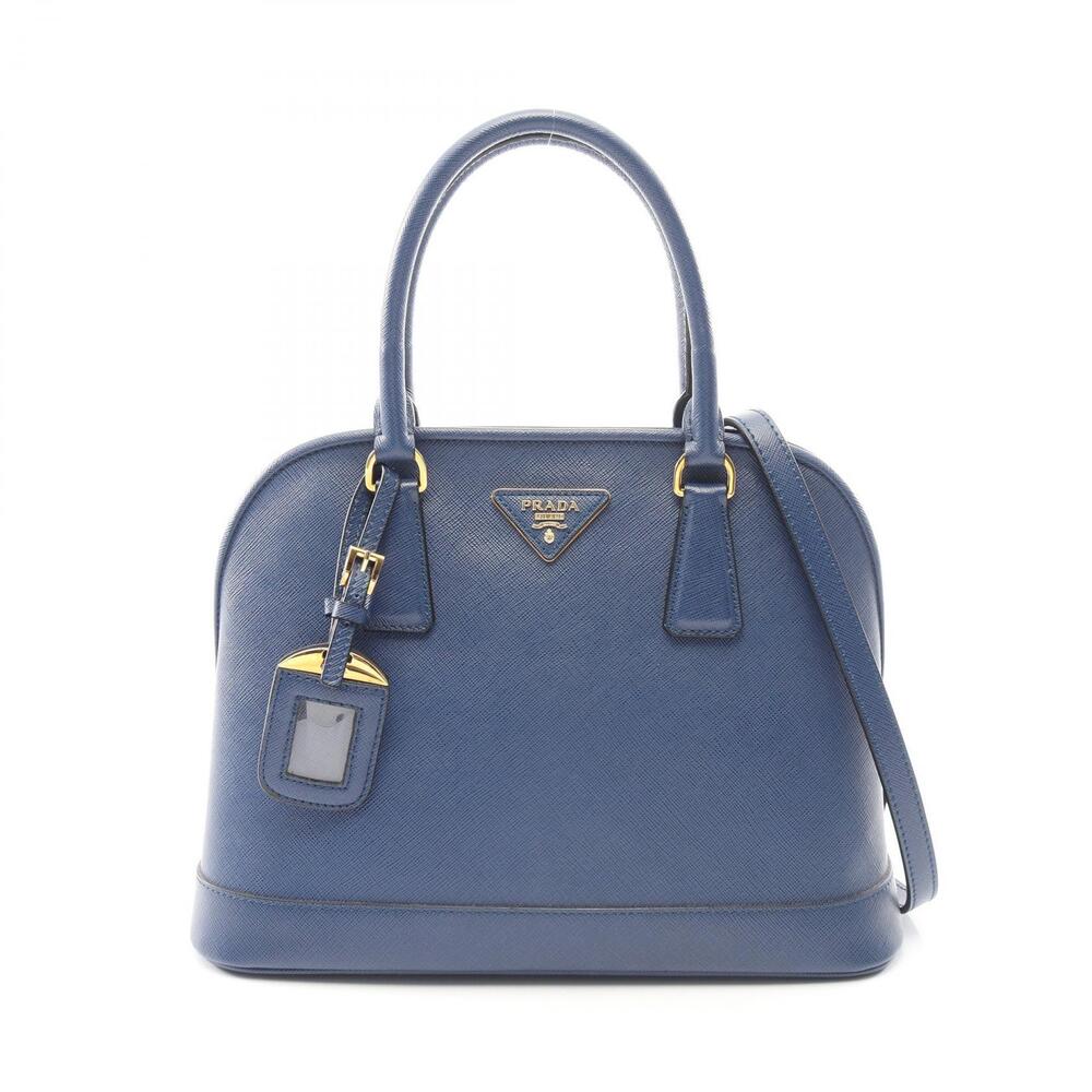 Prada Handbag Saffiano leather blue